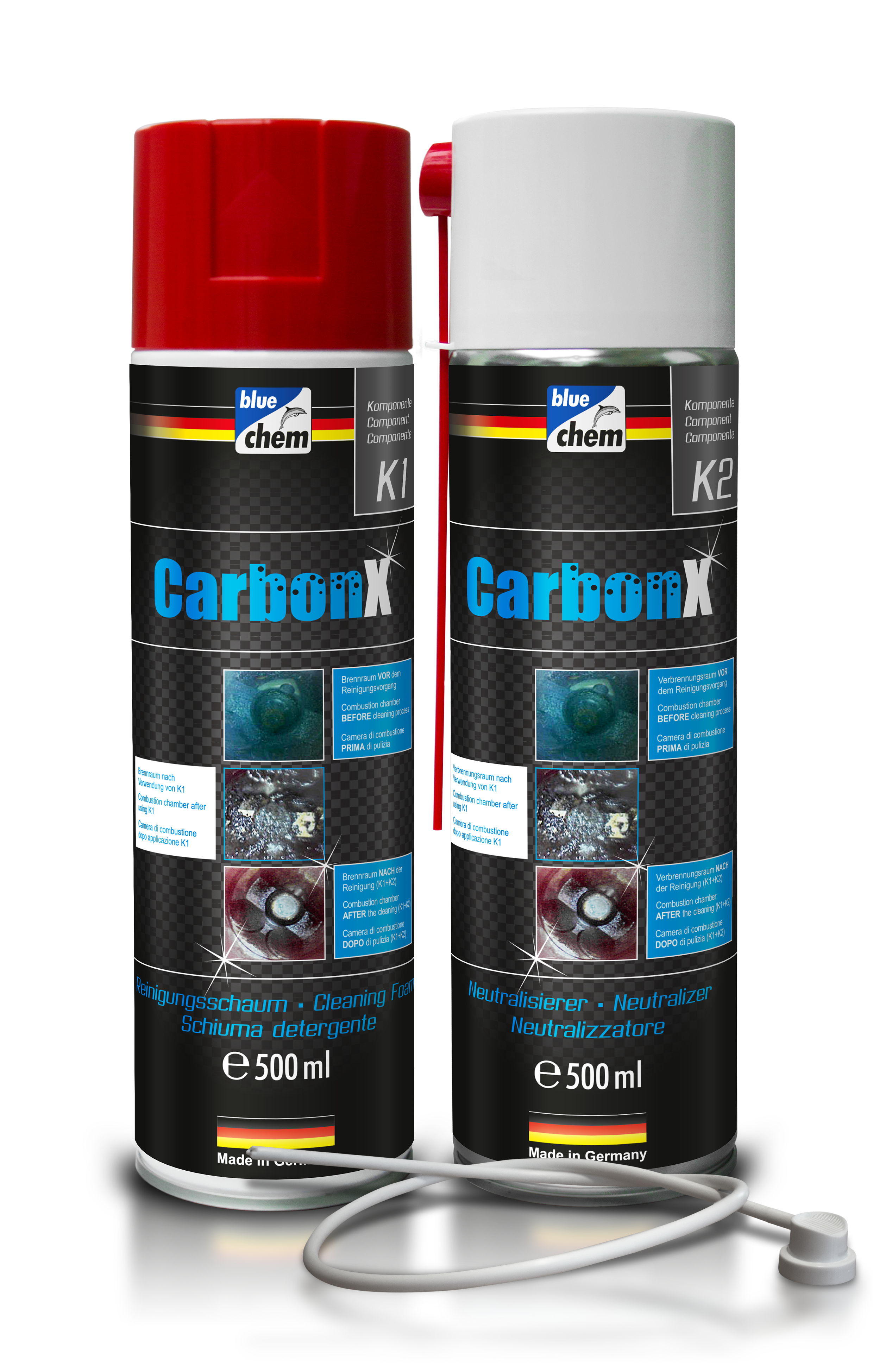 Carbon X Combustion Chamber Cleaner K1+K2